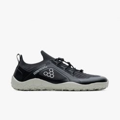 Buty turystyczne damskie Vivobarefoot Primus Trail Knit FG. Czarne buty do biegania VIVOBAREFOOT, bez zapięcia. Za 689.10 zł.