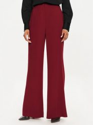Calvin Klein Spodnie materiałowe K20K207155 Czerwony Wide Leg. Czerwone spodnie materiałowe Calvin Klein, bez wzorów, z materiału. Za 359.99 zł.