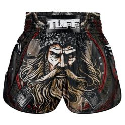 Spodenki treningowe TUFF Berserkers Fury. Czarne szorty sportowe TUFF, bez wzorów, z materiału, na fitness i siłownię. Za 149.00 zł.