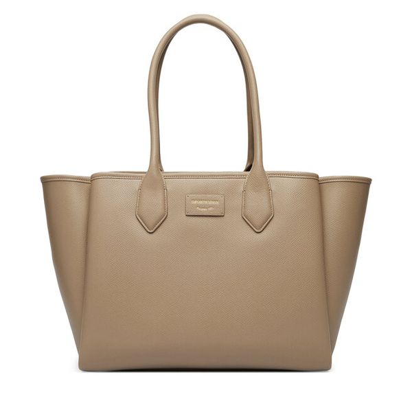 Torebka Emporio Armani. Brązowe torebki klasyczne Emporio Armani, bez wzorów, klasyczne, bez dodatków. Za 1,248.99 zł.