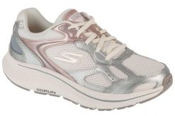 Buty do biegania damskie, Go Run Consistent 2.0 - Volt. Białe buty do biegania Skechers, bez wzorów, z materiału, przed kostkę, bez zapięcia, do biegania. Za 339.99 zł.