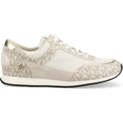 MICHAEL Michael Kors sneakersy Callan 43T2CNFS2B.132 kolor beżowy. Brązowe buty sportowe lifestyle MICHAEL Michael Kors, bez wzorów, z gumy, sportowe, z okrągłym noskiem, bez zapięcia. W wyprzedaży za 479.99 zł.