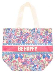 Zwillingsherz Shopper bag "Happy Floral" ze wzorem rozmiar: onesize. Shopper bag Zwillingsherz, bez wzorów, z materiału, na ramię, bez dodatków. Za 60.99 zł.