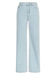 MOSS COPENHAGEN Dżinsy - Regular fit - w kolorze błękitnym rozmiar: M. Niebieskie jeansy Moss Copenhagen, m, z aplikacjami, ze skóry, klasyczne, z podwyższonym stanem. Za 224.95 zł.