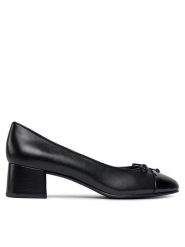 Tory Burch Czółenka Cap-Toe Pump 45Mm 154517 Czarny. Czarne czółenka Tory Burch, bez wzorów, ze skóry, bez obcasa, bez zapięcia. Za 869.99 zł.