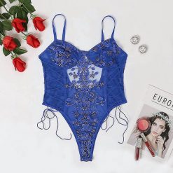 Body z haftem transparentne eleganckie Marice. Zielone body i gorsety Intica, bez wzorów, bez ramiączek. W wyprzedaży za 119.00 zł.