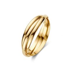 Isabel Bernard Isabel Bernard Rivoli Méline 14 Karat | Gold Trinity Ring IB330078-60 Pierścionki 1 ct Damski. Żółte pierścionki Isabel Bernard, złote. Za 1,337.99 zł.