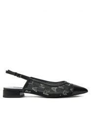 KARL LAGERFELD Czółenka Kerrie KL40153 Czarny. Czarne czółenka KARL LAGERFELD, bez wzorów, ze skóry, bez obcasa, bez zapięcia. Za 519.99 zł.