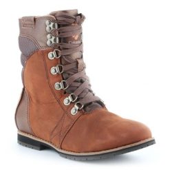 Buty Columbia Twentythird Ave Wp Mid W BL2769-256 brązowe. Brązowe botki bez wzorów, z gumy, bez obcasa, bez zapięcia. Za 544.84 zł.