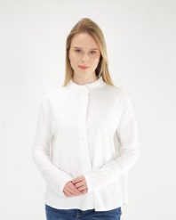Koszula z wydłużonym tyłem. Koszule Unisono, s, bez wzorów, z bawełny, bez kołnierzyka, bez ramiączek. Za 189.00 zł.
