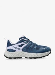 Buty trailowe damskie Inov-8 Trailtalon. Niebieskie buty do biegania Inov-8, bez wzorów, z gumy, bez zapięcia, do biegania. Za 329.99 zł.