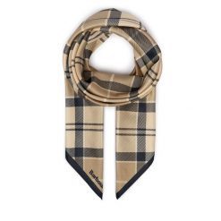 Chusta Barbour. Brązowe chusty Barbour, bez wzorów. Za 179.99 zł.