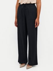 Kaffe Spodnie materiałowe Milia 10508314 Czarny Loose Fit. Czarne spodnie materiałowe Kaffe, bez wzorów, z materiału. Za 129.99 zł.