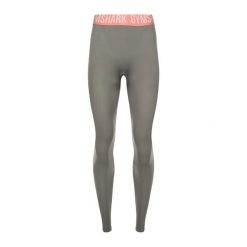 Legginsy treningowe damskie Gymshark Fit. Szare bielizna termoaktywna damska Gymshark, bez wzorów, sportowe. Za 94.99 zł.