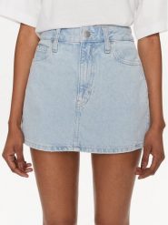 Calvin Klein Jeans Spódnica jeansowa J20J222828 Niebieski Slim Fit. Niebieskie spódnice Calvin Klein Jeans, bez wzorów, z jeansu. Za 219.99 zł.