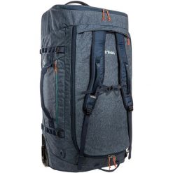 Torba podróżna Tatonka Duffle Roller 1. Niebieskie torby podróżne Tatonka, bez wzorów, z materiału. Za 929.99 zł.