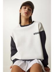 Happiness Istanbul Bluza w kolorze biało-czarnym rozmiar: 38. Białe bluzy Happiness Istanbul, bez wzorów, bez kaptura. Za 60.99 zł.