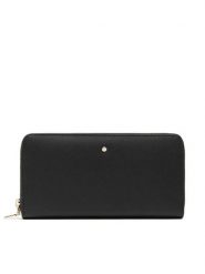 Geox Portfel D.Wallet D35K3A B0039 C9999 Czarny. Czarne portfele Geox, bez wzorów, ze skóry. Za 219.99 zł.
