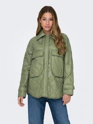 ONLY Parka w kolorze zielonym rozmiar: XS. Zielone płaszcze ONLY, xs, bez wzorów, bez kaptura. Za 83.62 zł.
