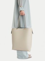 GINO ROSSI Torebka EO-LX10245 Écru. Białe torebki klasyczne Gino Rossi, bez wzorów, z materiału, bez dodatków. Za 292.99 zł.