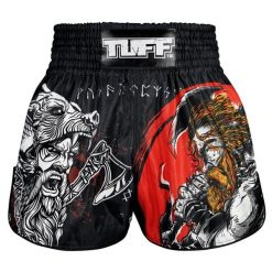 Spodenki treningowe TUFF The Barbarian. Czarne szorty sportowe TUFF, bez wzorów. Za 149.00 zł.