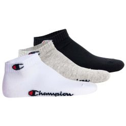 Skarpety Champion 3pk Quarter Socks. Szare skarpetki Champion, bez wzorów. Za 29.00 zł.