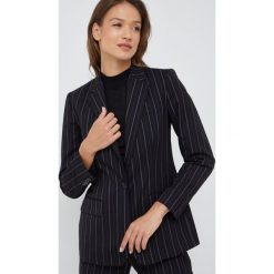 Lauren Ralph Lauren marynarka wełniana 200872110001 kolor czarny jednorzędowa wzorzysta. Czarne marynarki i żakiety Lauren Ralph Lauren, bez wzorów, z wełny, klasyczne, bez ramiączek. Za 1,809.90 zł.