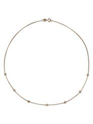 DIAMANTA Złoty naszyjnik z diamentami - dł 40 cm rozmiar: onesize. Żółte naszyjniki DIAMANTA, z materiału, z diamentem, złote. Za 2,253.99 zł.