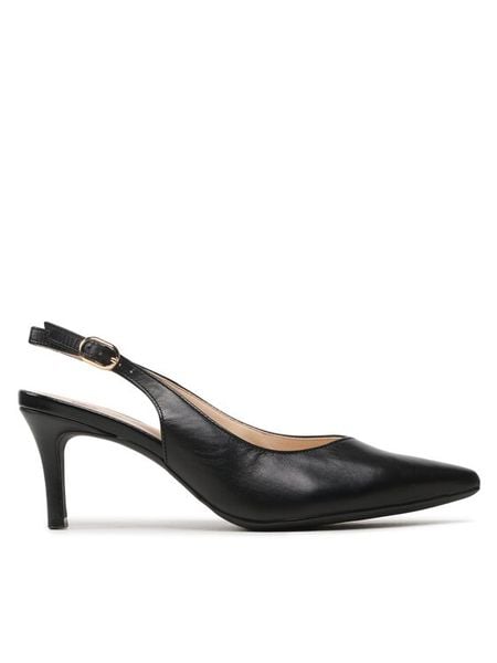 HÖGL Czółenka Boulevard 60 sl 0-176200 Czarny. Czarne czółenka Högl, bez wzorów, ze skóry, bez obcasa, bez zapięcia. Za 419.99 zł.