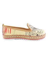 Goby Espadryle w kolorze beżowo-czarno-czerwonym ze wzorem rozmiar: 35. Brązowe espadryle Goby, bez wzorów, z materiału, bez obcasa. Za 149.66 zł.