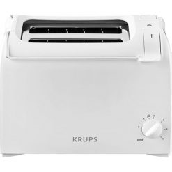 Toster "Pro Aroma" w kolorze białym. Wyciskarki i sokowirówki Tefal, Moulinex, Krups, Rowenta. W wyprzedaży za 124.95 zł.