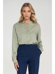 Nife Bluzka w kolorze zielonym rozmiar: 42. Zielone bluzki Nife, bez wzorów, bez kołnierzyka, bez ramiączek. Za 157.35 zł.