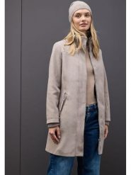 Cecil Płaszcz przejściowy w kolorze szarym rozmiar: 44. Szare płaszcze Cecil, bez wzorów, bez kaptura. Za 323.50 zł.