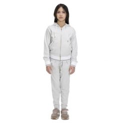 Bluza z bawełna z kaptur na co dzień na siłownię. Szare bluzy LEONE 1947 APPAREL, bez wzorów, z bawełny, bez kaptura, na fitness i siłownię. W wyprzedaży za 134.57 zł.