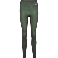 Legginsy damskie Hummel Te Fundamental. Brązowe legginsy Hummel, bez wzorów, z dżerseju, sportowe. Za 161.50 zł.