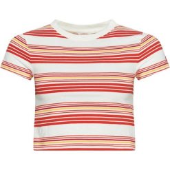 Koszulka turystyczna damska Superdry Vintage Crop. Białe t-shirty sportowe Superdry, m, bez wzorów, z bawełny, bez ramiączek. Za 80.00 zł.