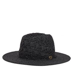 Kapelusz TWINSET. Czarne kapelusze Twinset, bez wzorów. Za 369.99 zł.