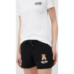 Moschino Underwear szorty piżamowe damskie kolor czarny. Czarne piżamy Moschino Underwear, m, bez wzorów, z dzianiny, bez kołnierzyka, bez ramiączek. W wyprzedaży za 299.99 zł.