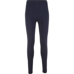 Legginsy z wygodnym paskiem bonprix ciemnoniebiesko-biały w kropki. Legginsy marki bonprix. Za 29.99 zł.