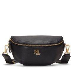 Saszetka nerka LAUREN RALPH LAUREN. Czarne nerki i saszetki Lauren Ralph Lauren, bez wzorów, młodzieżowe, bez dodatków. Za 1,169.00 zł.