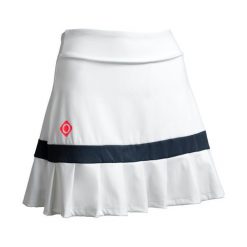 Spódnica Temple do tenisa padelowego: elegancja, wygoda i swoboda ruchów w każdy. Białe spódnice IZAS, bez wzorów, z nylonu, sportowe, sportowe. Za 204.30 zł.