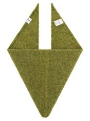 Zwillingsherz Chusta trójkątna "Uni " w kolorze zielonym - 100 x 36 cm rozmiar: onesize. Zielone chusty Zwillingsherz, bez wzorów, z materiału. Za 69.95 zł.