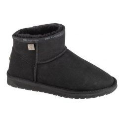 Buty Emu Australia Platinum Slim Darling WP11875-BLAK czarne. Czarne śniegowce bez wzorów, z gumy, bez zapięcia. Za 783.33 zł.