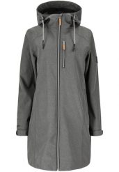 Wodoodporna parka dla kobiet Whistler Thora. Czarne kurtki przeciwdeszczowe WHISTLER, bez wzorów, z materiału, bez kaptura, trekkingowe. Za 387.50 zł.