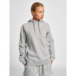 Bluza fitness damska Hummel red Heavy z kapturem. Niebieskie bluzy Hummel, s, bez wzorów, z kapturem, na fitness i siłownię. Za 208.00 zł.