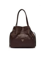 Guess Torebka Karima HWNG22 49230 Brązowy. Brązowe torebki klasyczne Guess, z aplikacjami, ze skóry, bez dodatków. Za 584.99 zł.