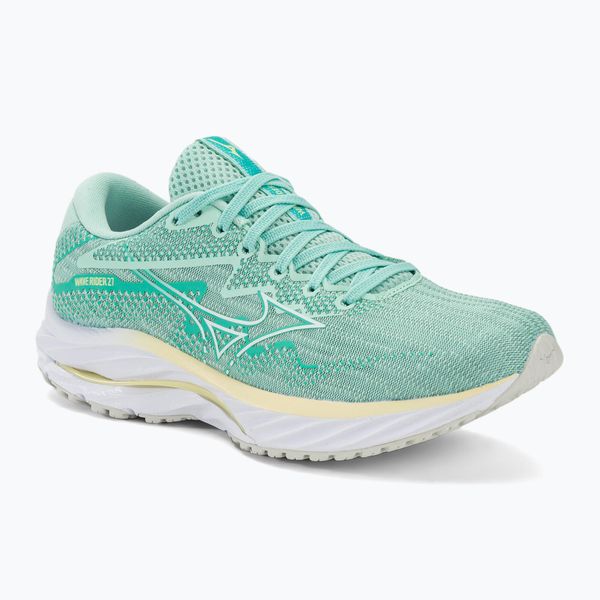 Buty do biegania damskie Mizuno Wave Rider 27. Niebieskie buty do biegania Mizuno, bez wzorów, bez zapięcia, do biegania, mizuno wave. Za 489.99 zł.