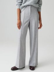 OPUS Spodnie "Maiga" w kolorze szarym rozmiar: 44. Szare spodnie materiałowe Opus, bez wzorów, z materiału. Za 173.99 zł.