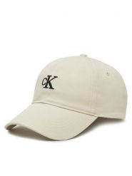 Calvin Klein Jeans Czapka z daszkiem Embroidered Monogram Cap LV04K5024G Biały. Białe czapki z daszkiem Calvin Klein Jeans, bez wzorów, z bawełny. Za 89.99 zł.