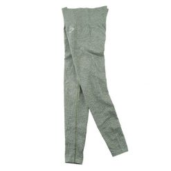 Second life - Gymshark legginsy damskie Vital seamless - Stan bardzo dobry. Zielone legginsy sportowe Gymshark, l, bez wzorów, z materiału, na fitness i siłownię. Za 106.46 zł.